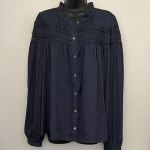 Current Air Indigo Blouse